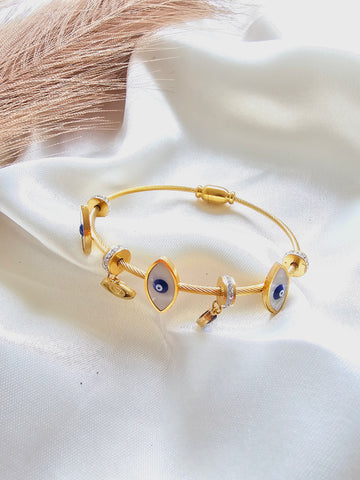 Celestial Charm Evil Eye Bracelet