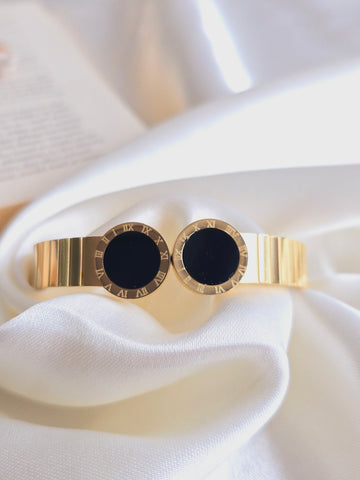 Roman Empress Dual Dial Cuff