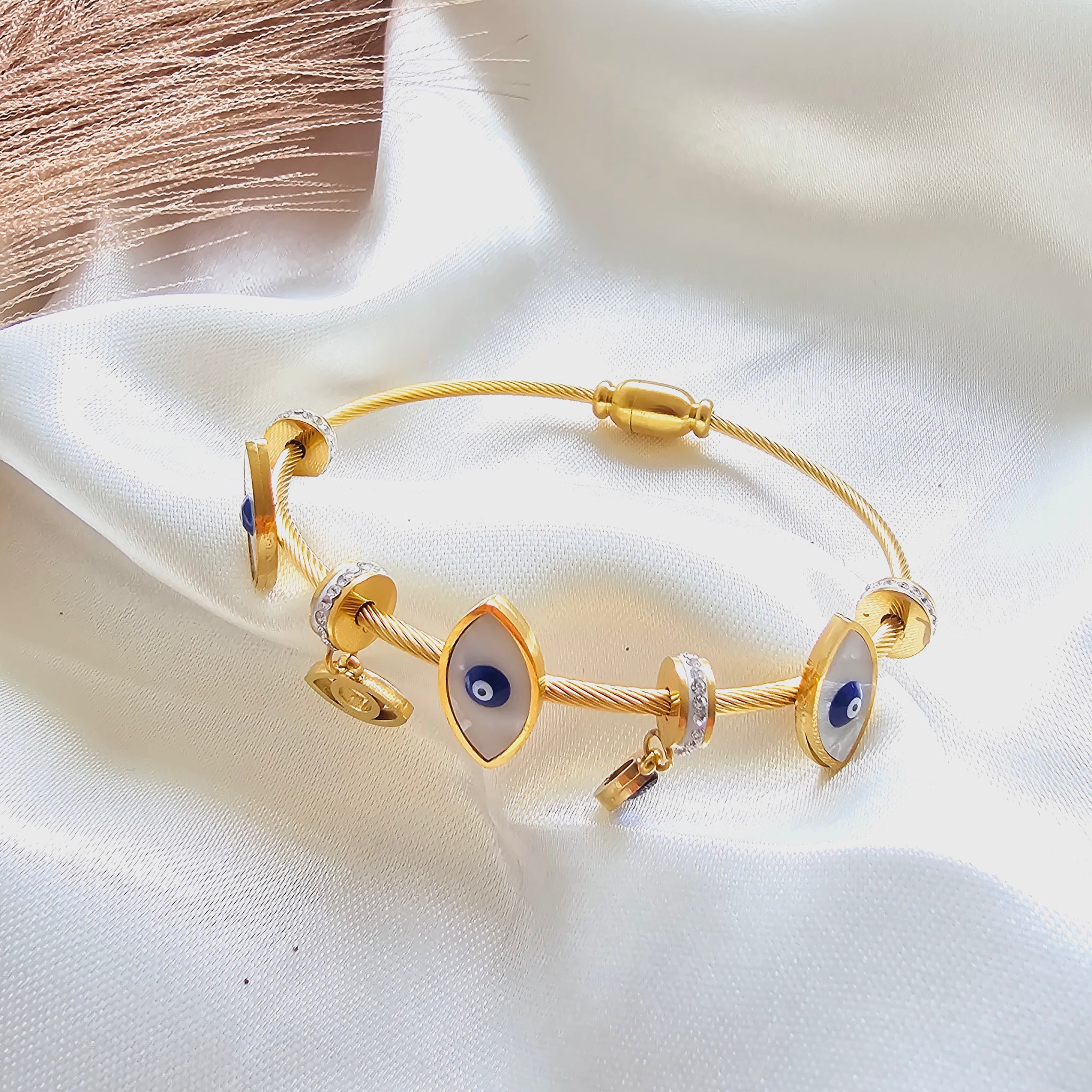 Celestial Charm Evil Eye Bracelet