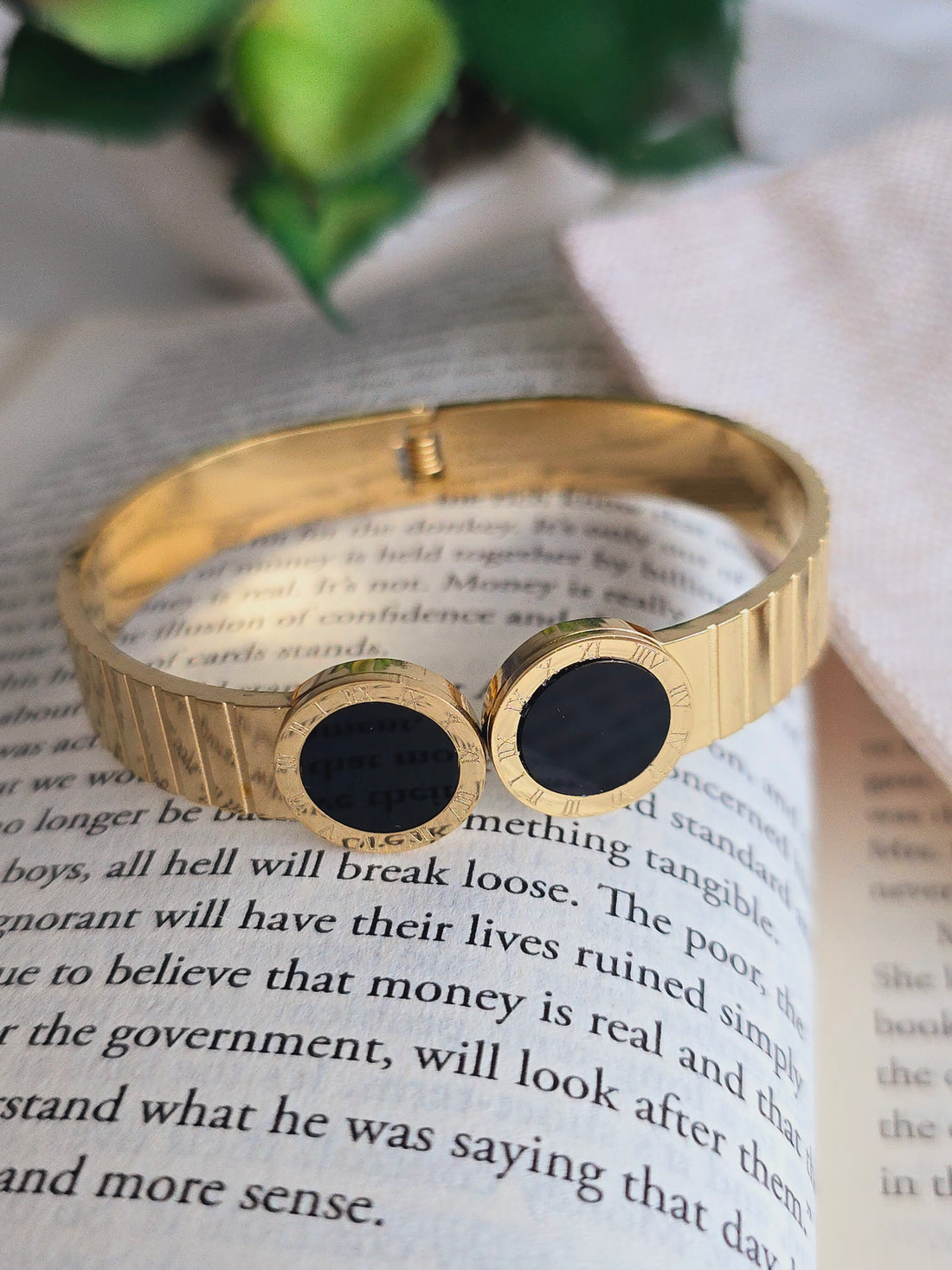Roman Empress Dual Dial Cuff