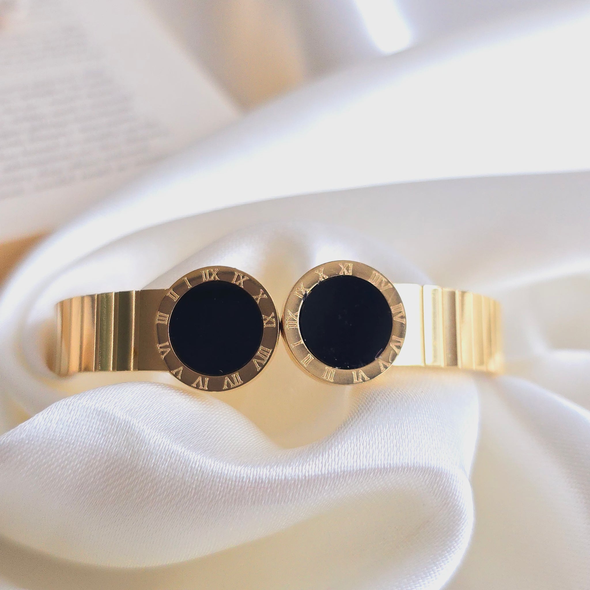 Roman Empress Dual Dial Cuff