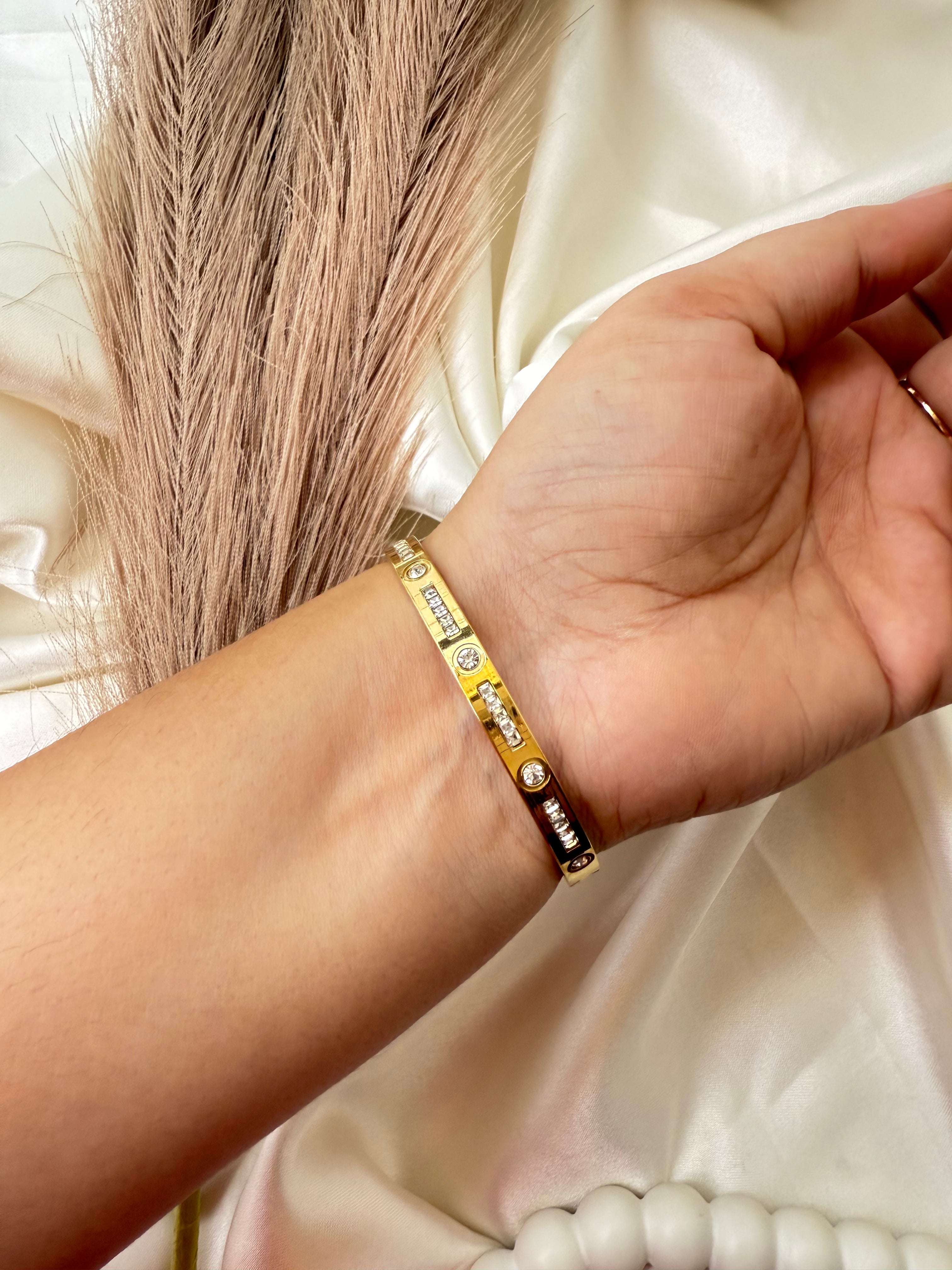 Elysian Radiant Stone Bangle